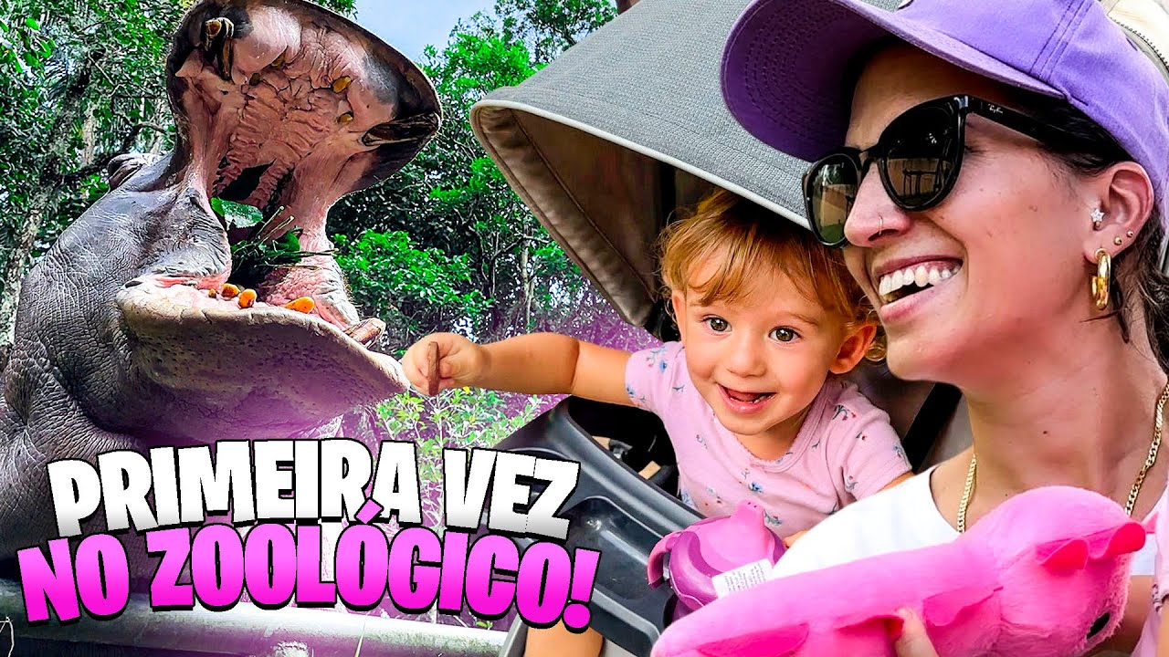 DESBRAVAMOS O ZOOLÓGICO DE SÃO PAULO COM A NOSSA FILHA ISABELA !
