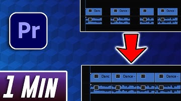 Premiere Pro : How to Delete All Gaps