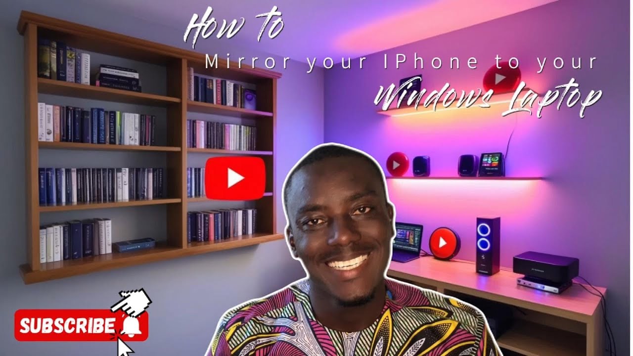 How to mirror your iphone to a windows laptop - YouTube
