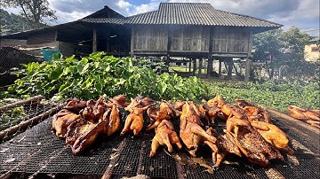 ĐƯA SẾP HẢI SAPA TV ĐI ĂN CỖ CƯỚI HƠN 100 MÂM NGƯỜI THÁI Ở LAI CHÂU TRONG BẢN BÁC TÂN HOA BAN FOOD 