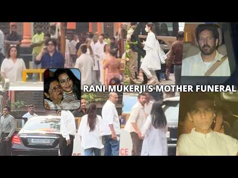 UNCUT Rani Mukerji's Mother Last Rites | Shah Rukh Khan, Alia Bhatt, Karan Johar & More Pay Respects