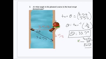 Constant Velocity Vector Components Example