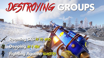 DESTROYING GROUPS on WIPEDAY | 14,000 Hour Player | High pop Vanilla - Rust
