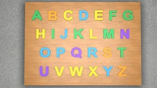 ABC Alphabet Learning With Wooden Box