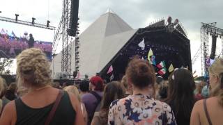 Video thumbnail of "Ed Sheeran - Give Me Love Glastonbury Festival 2014"