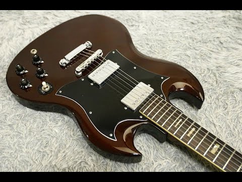 MAYAビザールギター　SGタイプ Vintage 1970's made El Maya SG type Walnut color Electric