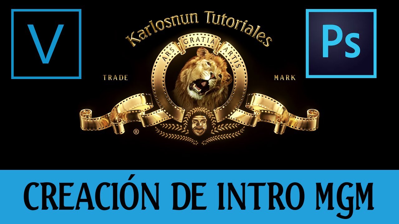 Tutorial Mgm Como crear el Intro de 🎬 METRO GOLDWYN MAYER 👀 con || Sony Vegas y ...