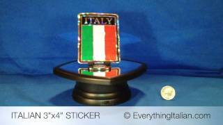 Prismatic 3x4 Italian Flag Sticker screenshot 1