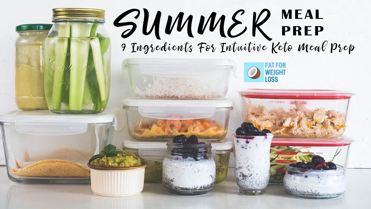 KETO SUMMER MEAL PREP | Delicious Yet Simple Keto Ingredients - YouTube