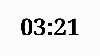 3 Minutes 21 Seconds Timer