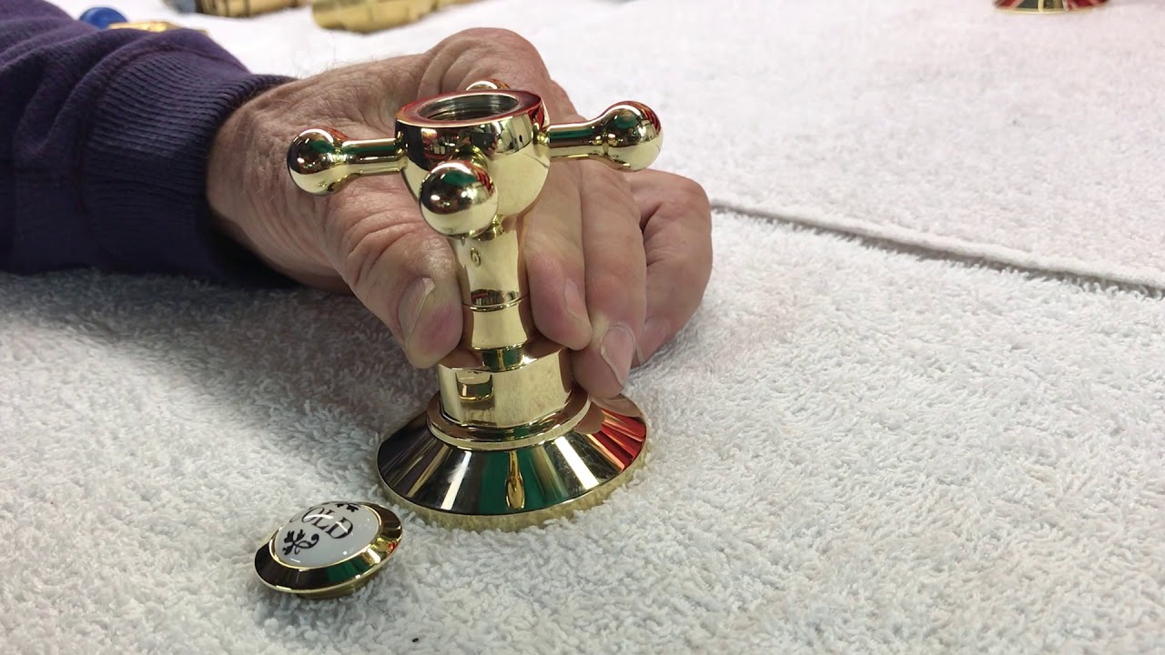 Replacing Button on Cross Handle