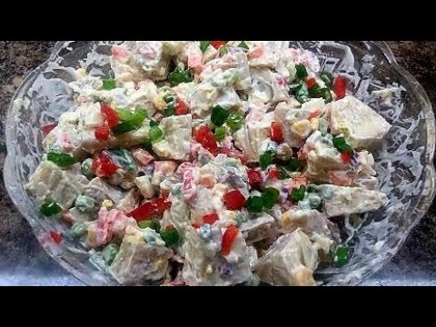 How To Make Exotic Fruit Salad A Delicious Breadfruit Salad - YouTube