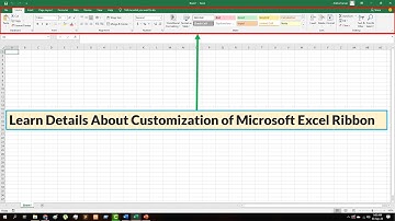 Customization of Microsoft Excel Ribbon
