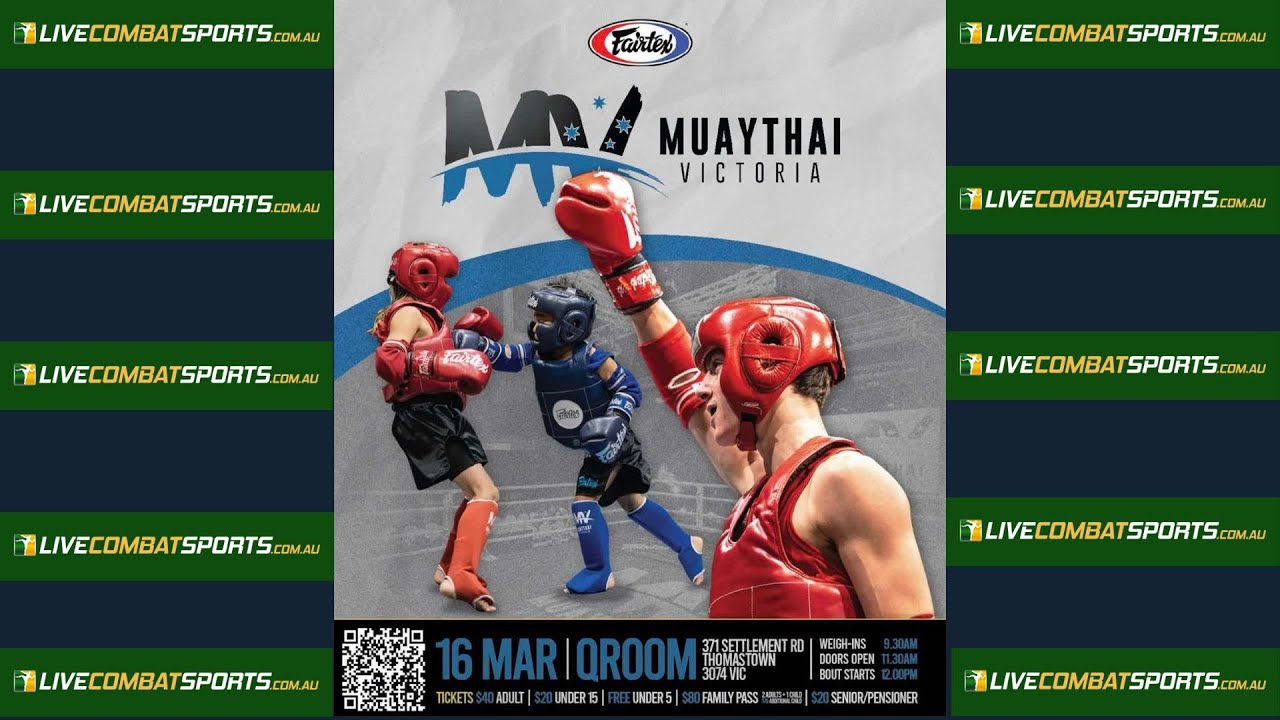 MUAYTHAI VICTORIA - March 2025 - F3 - Jett McLaughlin vs Mattaus Kalatzis
