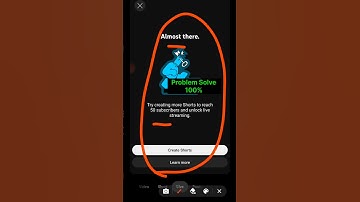 Almost there || Try Creating More Shorts To Reach 50 Subscribers and Unlock Live Streaming #shorts