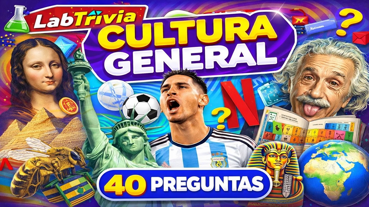 ¿Cuánto sabes? | Quiz de Cultura General (40 Preguntas y Respuestas)