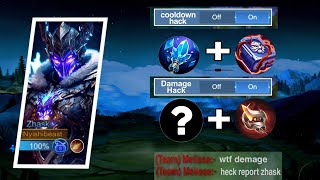 ZHASK hack cooldown plus damage hack🤯!! 22 kills best ZHASK build 2023..!!!