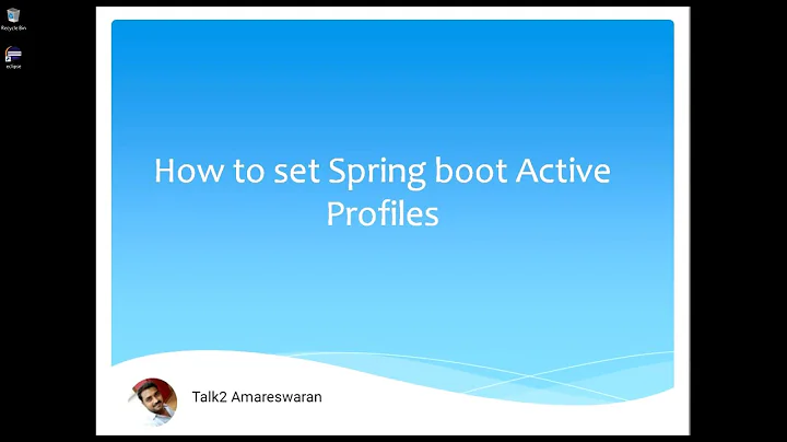 How to set Spring Boot Active Profiles