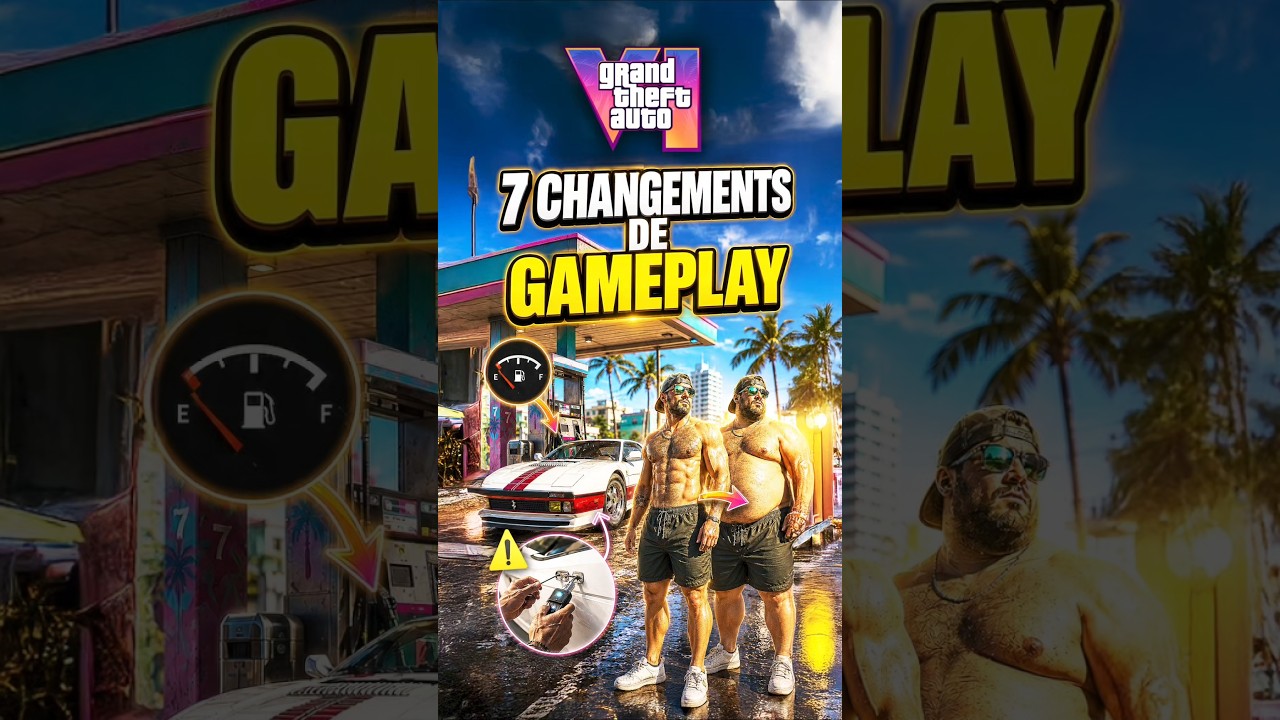 7 GROS changements dans le GAMEPLAY de GTA 6 !! (GTA V vs GTA VI)