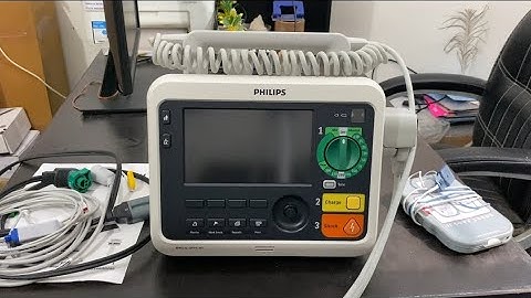 Phillips DFM 100 Defibrillator | Operating and Demo video | In Hindi