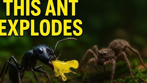 “This Ant Explodes to Save Its Colony  | Nature’s Most Extreme Defense”