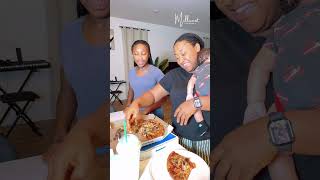 Let s Plate Dinner for my Family of 7 Today we re having dominos Pizza I am too tired to cook