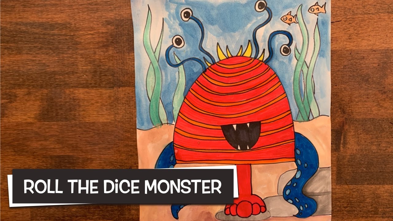 Drawing Games for Kids : Roll the Dice Drawing Game - How to Draw