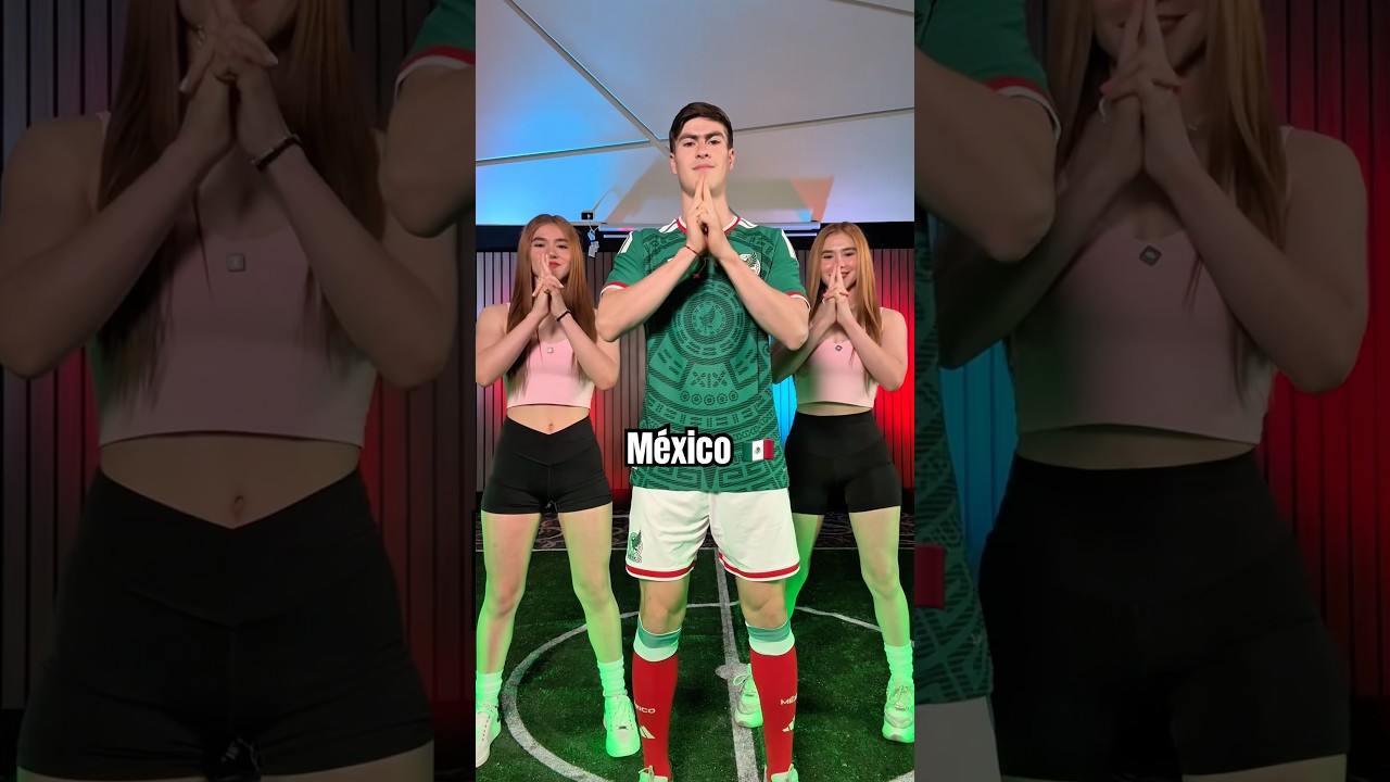 Imitando celebraciones con algunos jugadores de la Selección Nacional de México 🇲🇽💚 #futbol #Mex