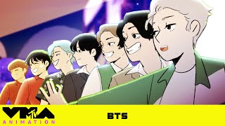 BTS Is “Dynamite” In Their Animated 2020 VMA Performance ✨MTV