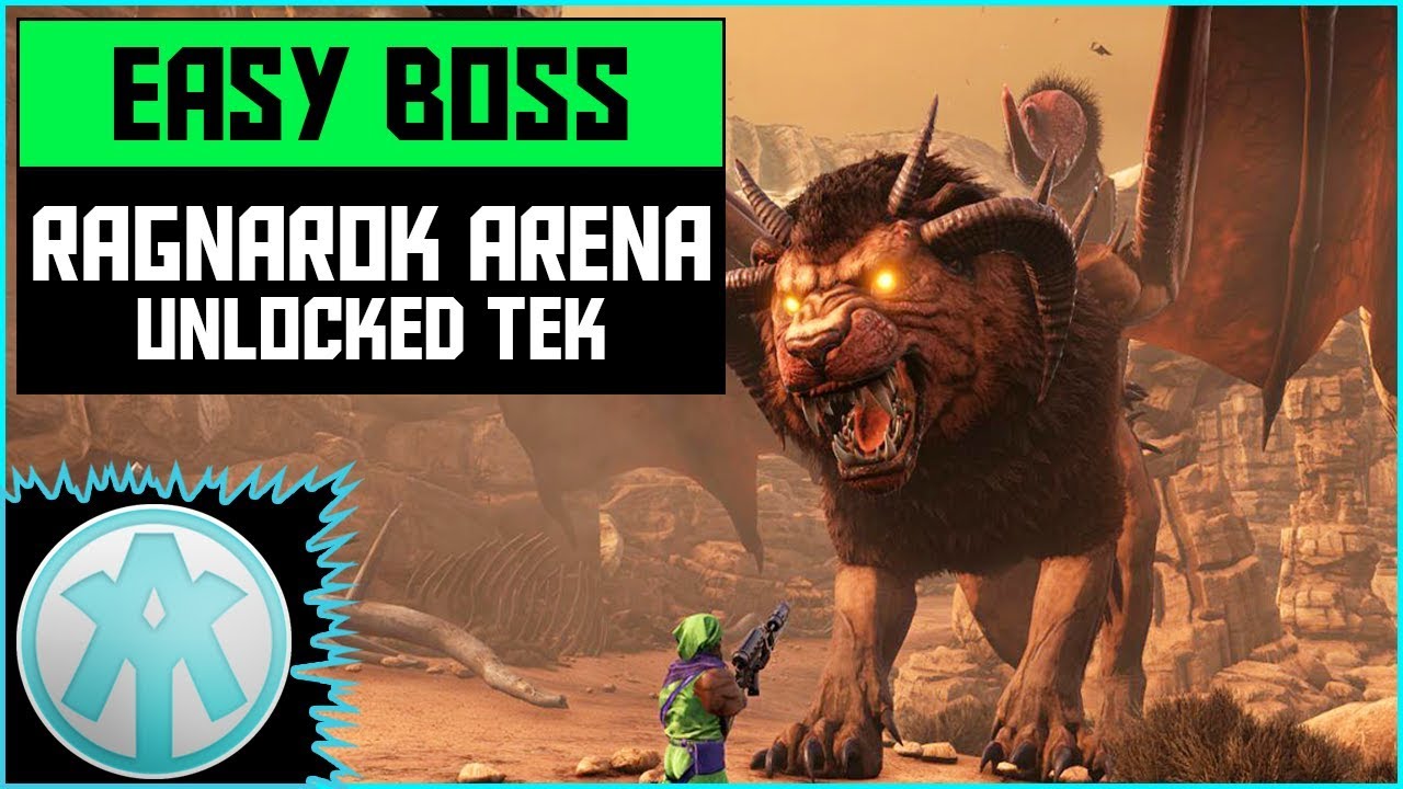 Ark Ragnarok Boss Arena Gamma Easy Official Pvp Xbox Youtube