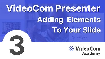 Module 3: Adding Elements to Your Slide in VideoCom Presenter | VideoCom Academy