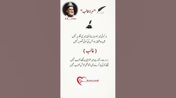mirza galib always right 👀 | Mirza galib poetry 🥀 / #poetry #shorts