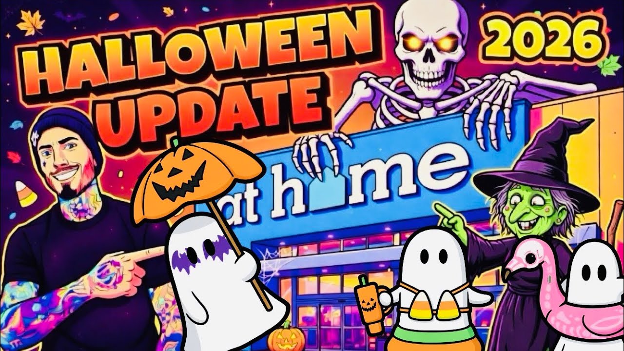 At Home Halloween 🎃 2026 Update !! | Full Spooky Store Review 
