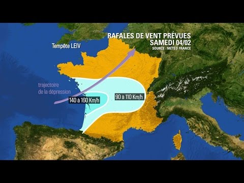 La Gironde, la Charente et la Charente-Maritime placées en alerte rouge pour vents violents