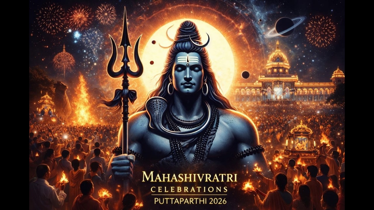 Experience the Divine Mahashivaratri at #puttaparthi