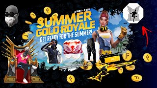 Summer Royale Part - 1 Free Fire 🥳🤯 | Free Fire New Event | Ff New Event