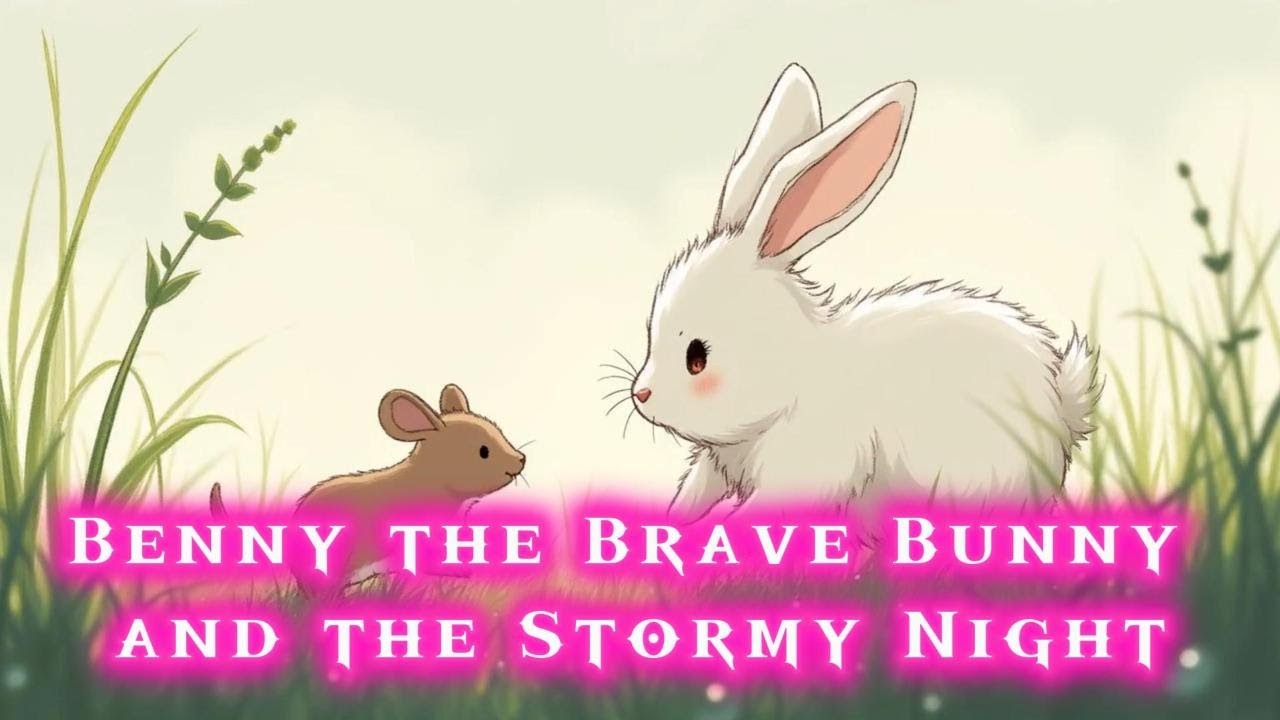 Benny the Brave Bunny and the Stormy Night | Bedtime Story with Moral ...