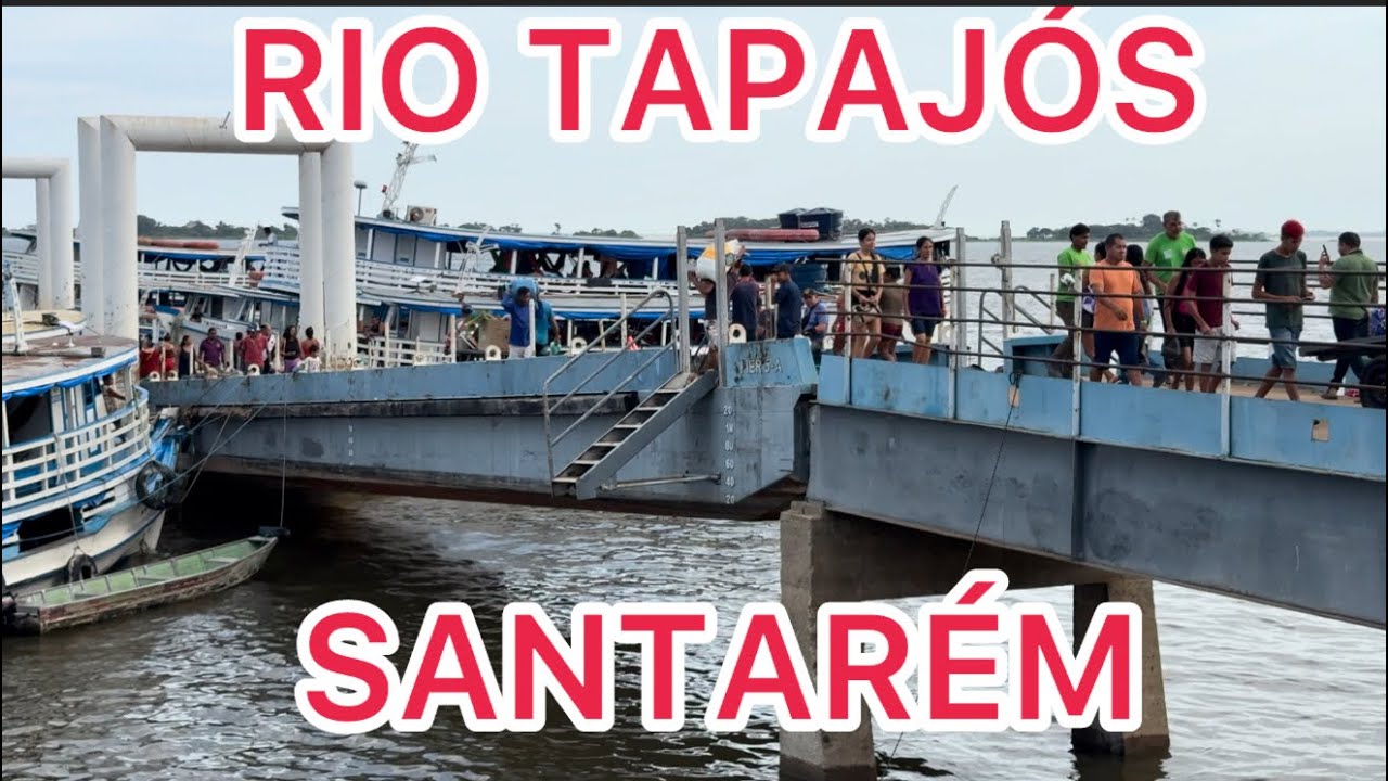 Veja os ponto de embarque e desembarque nas embarcações no Rio Tapajós em !