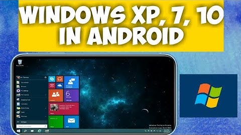 How To Install/Run WINDOWS 10/7/XP on Android Phone  | Windows 10 without Root | in Urdu/Hindi