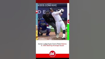 Aaron Judge Eyes Coors Field History in  400 Batti