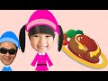 ★まりちゃんクッキング★【おうちでハンバーグづくり】◆ Making hamburger at home◆まりちゃん いずちゃん みなくん パパ クッキング ハンバーグ 食育 手作り