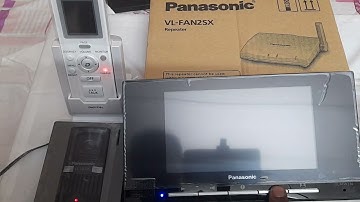 Panasonic video door phone VL-SW274 automatic illumination feature explained