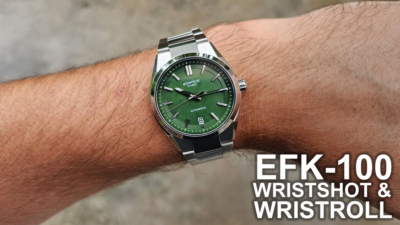 Casio Edifice Automatic EFK-100 - Wristshot & Wristrol