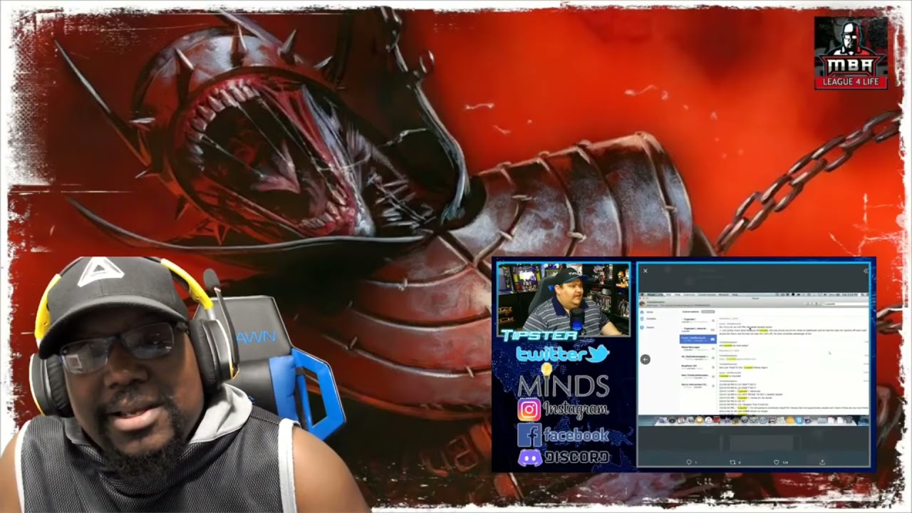 Mad Black Entertainment and Tipster argue on a livestream.