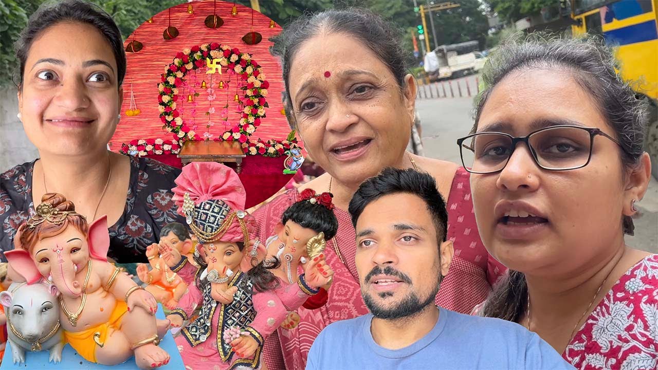 Ganesh ji ke aagman ki taiyari ke saath decoration complete aur jaydeep India miss kar rahe hai !