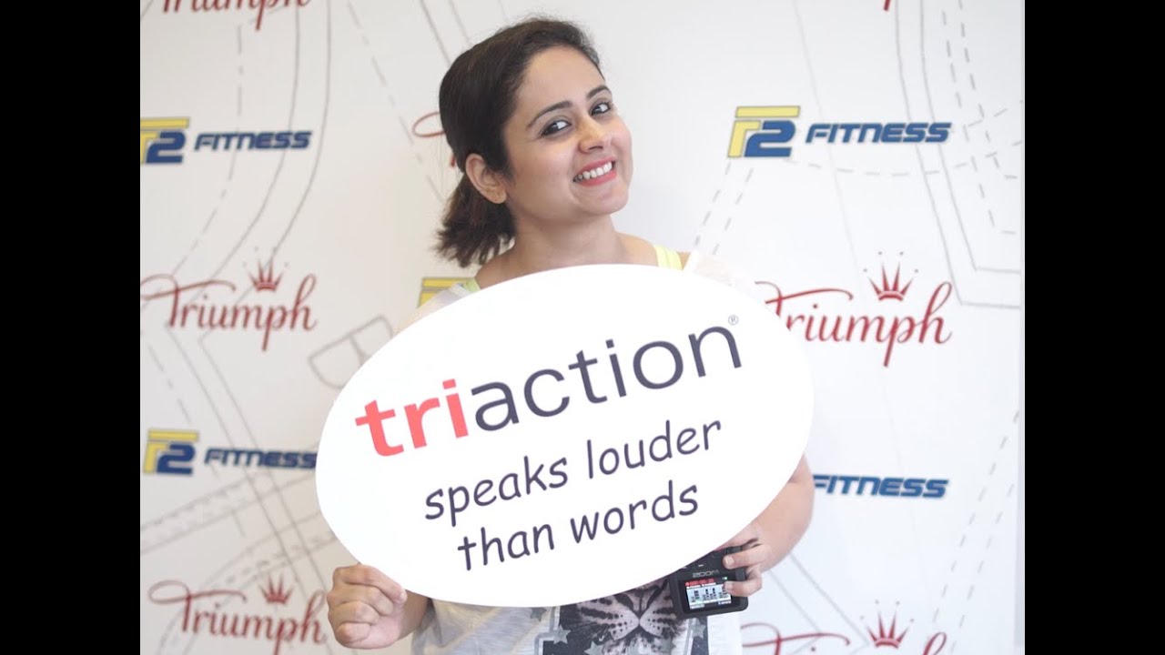 Triaction Sports Bra by Triumph Launch Event YouTube