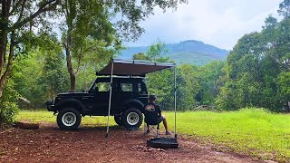 Solo Camping Di Kaki Gunung Dengan Jimny SJ410 [Car Camping, Relax, ASMR]