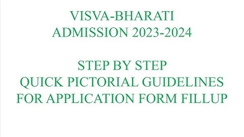 𝗩𝗶𝘀𝘃𝗮-𝗕𝗵𝗮𝗿𝗮𝘁𝗶 𝗨𝗻𝗶𝘃𝗲𝗿𝘀𝗶𝘁𝘆// 𝗦𝘁𝗲𝗽 𝗕𝘆 𝗦𝘁𝗲𝗽 𝗗𝗲𝘁𝗮𝗶𝗹𝘀 𝗣𝗵.𝗗 𝗙𝗼𝗿𝗺 𝗙𝗶𝗹𝗹𝘂𝗽 𝗗𝗶𝘀𝗰𝘂𝘀𝘀𝗶𝗼𝗻//#edulifeonestepahead