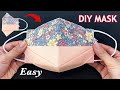 New Style Beautiful 2Tone Mask! Diy Breathable 3D Face Mask Easy Pattern Sewing Tutorial | Mask Idea