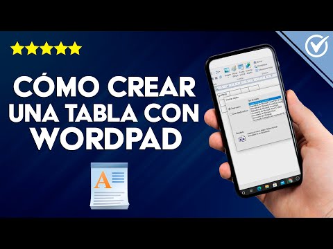 Cómo Crear una Tabla con WordPad - Tutorial para Crearlo Paso a Paso